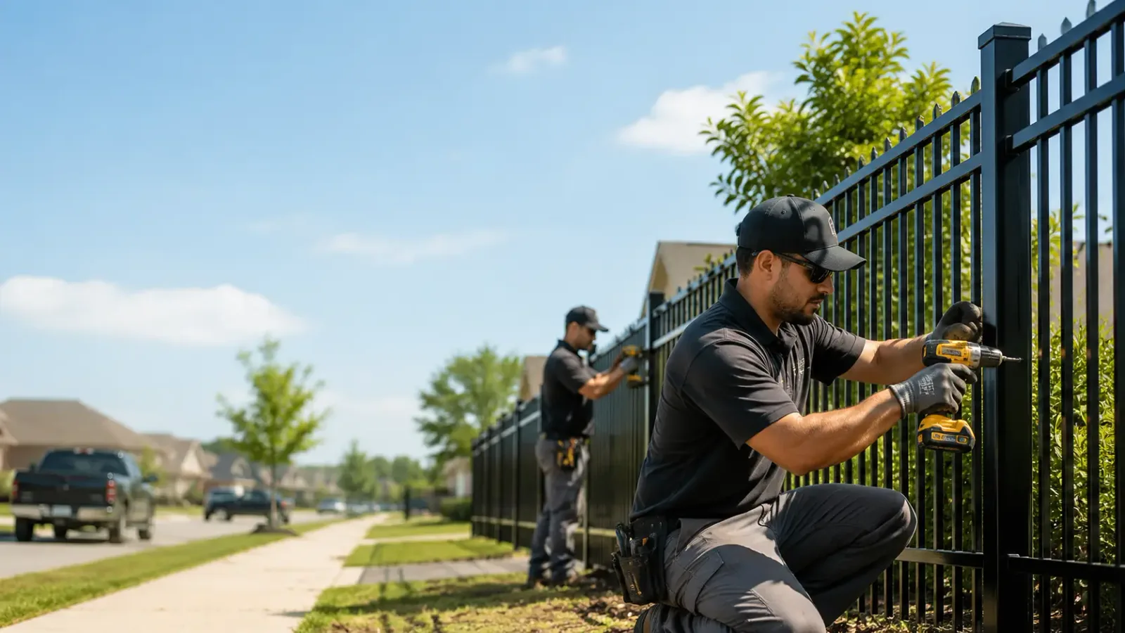 Metal Fence Installation in Melvin, TX